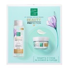 Подарочный набор Чистая Линия Beauty Protection: тонер, 110 мл + крем-флюид для лица, 45 мл - Фото 3