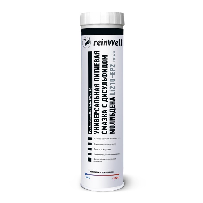 Смазка литиевая ReinWell +MoS2 RW-28, универсальная, 400 г - Фото 1