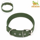 Ошейник брезентовый двухслойный, 72×3.5 см, хаки - Фото 2