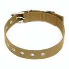 Ошейник брезентовый безразмерный однослойный, 72×3.5 см, песочный - Фото 3