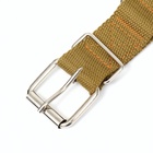 Ошейник брезентовый безразмерный однослойный, 72×3.5 см, песочный - Фото 6