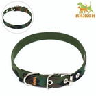 Ошейник брезентовый однослойный «Камуфляж», 52×2 см - Фото 2