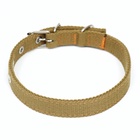 Ошейник брезентовый двухслойный, 52×2 см, песочный - Фото 3