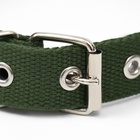 Ошейник брезентовый однослойный, 58×2.5 см, хаки - Фото 4