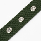 Ошейник брезентовый однослойный, 58×2.5 см, хаки - Фото 7