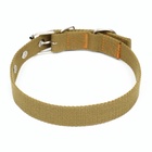 Брезентовый ошейник, 58×2.5 см, однослойный, цвет песочный - Фото 3