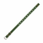 Ошейник брезентовый безразмерный однослойный, 58×2.5 см, хаки/зелёный - Фото 5