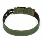 Ошейник брезентовый с подкладом, 58×2.5 см, хаки - Фото 3