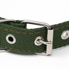 Ошейник брезентовый с подкладом, 58×2.5 см, хаки - Фото 4