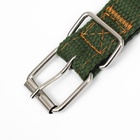 Ошейник брезентовый двухслойный, 59.5×2.5 см, хаки - Фото 6