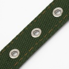 Ошейник брезентовый двухслойный, 59.5×2.5 см, хаки - Фото 7