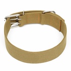 Ошейник брезентовый однослойный, 84×4.5 см, песочный - Фото 3