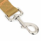 Брезентовый поводок, 2.7 м × 2.5 см, цвет песочный - Фото 2