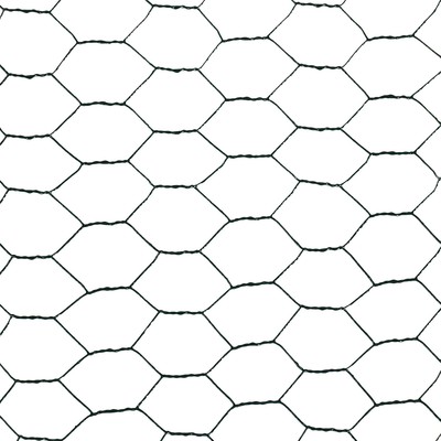 Сетка плетёная с ПВХ покрытием, 5×0.5 м, ячейка 25×25 мм, d=0.9 мм, металл, Greengo