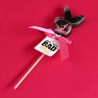 Леденец погремушка «Ты бэд бой», вкус: кола, БЕЗ САХАРА, 25 г. (18+) - фото 23422306