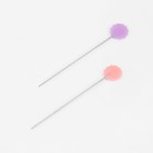 Булавки для квилтинга «Цветок», 53 мм, 20 шт., разноцветные - Фото 4