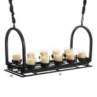 Люстра "Сомелье" 10хЕ27 40Вт черный 83х30х40-140см - фото 23437287