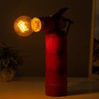 Настольная лампа "Огнетушитель" Е27 40Вт красный 25х20х10см RISALUX - Фото 3