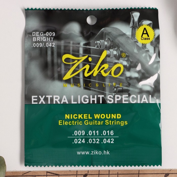 Струны электрогитары ZIKO DEG-009 09-42, никелевые