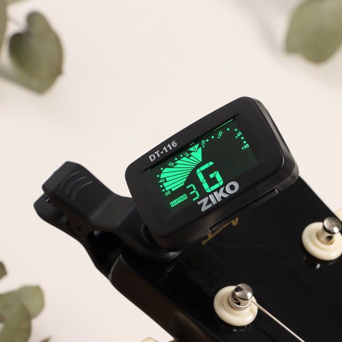 Гитарный тюнер мини Ziko DT-116 гитара, скрипка, укулеле - Фото 1