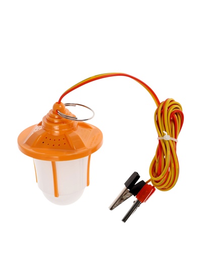 Фонарь кемпинговый, 6 Вт, SMD 2835, кабель 1.5 м, с зажимом от 12 В, 6×8.5 см