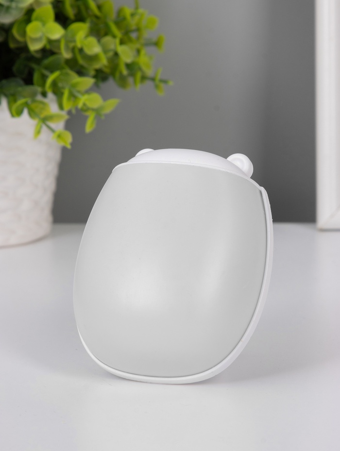 Ночник «Ушки» LED 1 Вт белый 7×5×8 см RISALUX - Фото 1