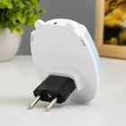 Ночник «Ушки» LED 1 Вт бело-голубой 7×5×8 см RISALUX - Фото 2