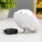 Ночник «Ушки» LED 1 Вт бело-розовый 7×5×8 см RISALUX - Фото 3