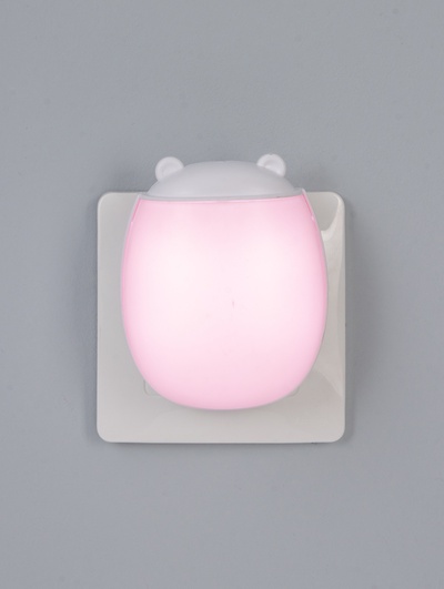 Ночник «Ушки» LED 1 Вт бело-розовый 7×5×8 см RISALUX