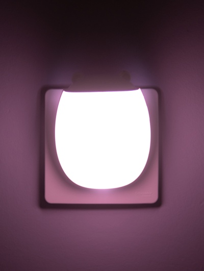 Ночник «Ушки» LED 1 Вт бело-розовый 7×5×8 см RISALUX