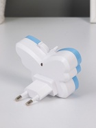 Ночник RISALUX «Бабочка», LED, 1 Вт, синий, 9×6×6 см - Фото 3