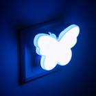 Ночник "Бабочка" LED 1Вт синий 9х6х6 см RISALUX - Фото 4