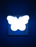 Ночник RISALUX «Бабочка», LED, 1 Вт, синий, 9×6×6 см - Фото 5
