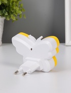 Ночник RISALUX «Бабочка», LED, 1 Вт, жёлтый, 9×6×6 см - Фото 3