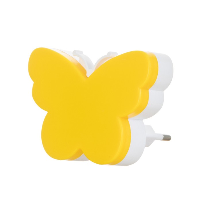 Ночник "Бабочка" LED 1Вт желтый 9х6х6 см RISALUX - фото 1899185270