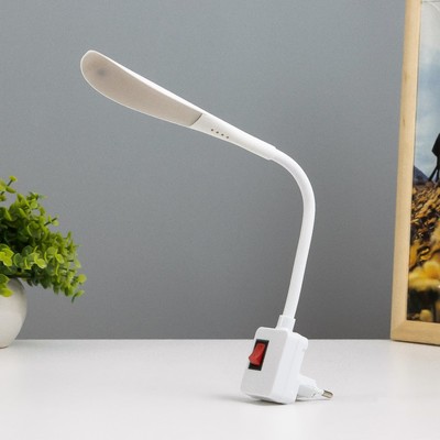 Бра в розетку«Дарсия» LED 2 Вт белый 2.5×6×32 см