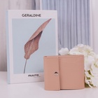 Кошелёк женский на кнопке, цвет бежевый - фото 53724424