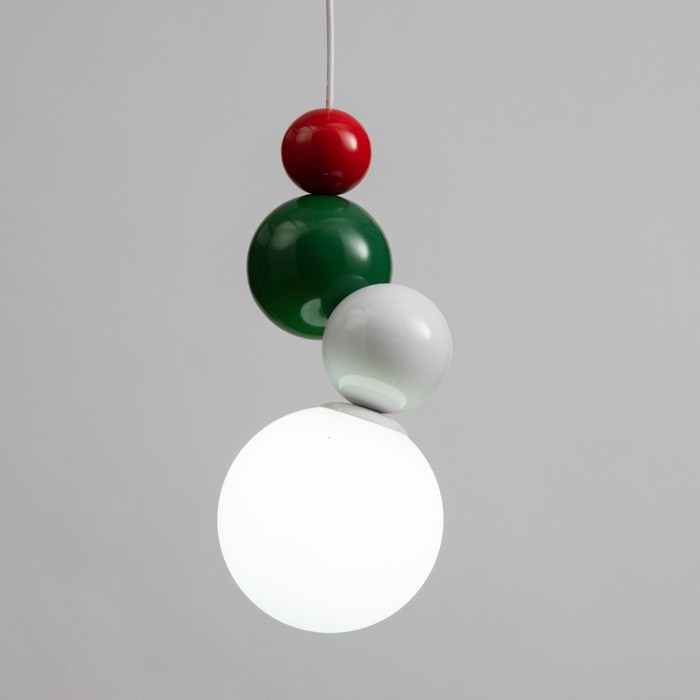 Светильник "Луиджи" LED 7Вт 3000-6000К белый-зеленый-красный 12х29-129 см