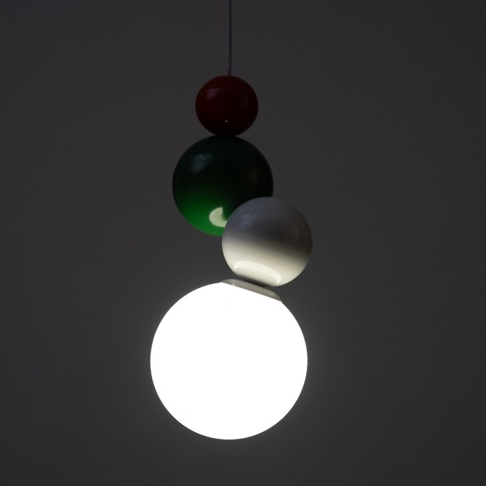 Светильник "Луиджи" LED 7Вт 3000-6000К белый-зеленый-красный 12х29-129 см
