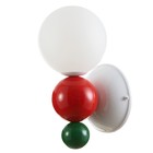 Светильник "Луиджи" LED 7Вт 3000-6000К белый-красный-зеленый 12х25 см - фото 11772179