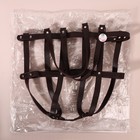 Портупея для сумки из искусственной кожи, 43 × 35 × 15 см, цвет коричневый/серебряный - фото 8515640