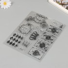 Штамп для творчества силикон "Королевский пасьянс" 17,5х21,5 см - фото 23458152