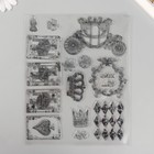 Штамп для творчества силикон "Королевский пасьянс" 17,5х21,5 см - Фото 3