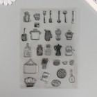 Штамп для творчества силикон "Повар" 14,5х20 см - фото 23458156