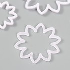 Каттеры для полимерной глины "Цветы" набор 3 шт d=6,9, 8,8 и 10,8 см - фото 8606388