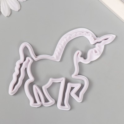 Каттер для полимерной глины «Единорог», 8.8×10.7×0.7 см