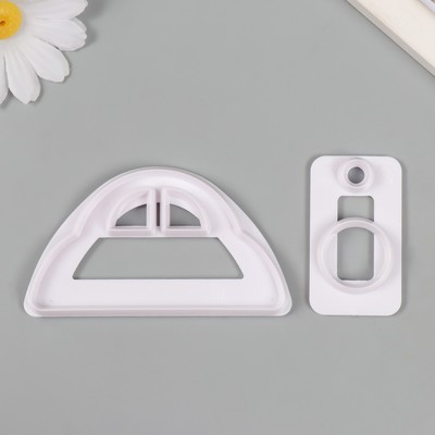 Каттеры для полимерной глины «Автомобиль», набор 2 шт., 3×5.2 см; 4.9×8.7 см