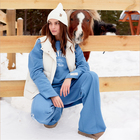 Брюки женские MIST Cozy style, синий, р. 52 9953116 - фото 14268658