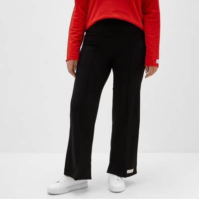 Брюки клеш женские MIST Cozy style, чёрные, размер 60