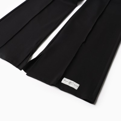 Брюки клеш женские MIST Cozy style, чёрные, размер 60